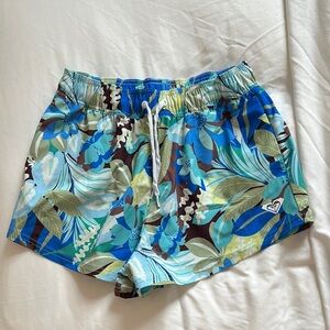 Roxy Women's Blue Floral Board Shorts